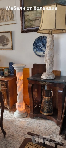 Светеща колона от алабастър, снимка 9 - Декорация за дома - 53722645