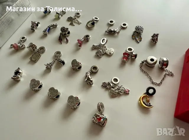 Талисмани подходящи за гривни Пандора - Посребрени от сребро 925, снимка 4 - Гривни - 49323334