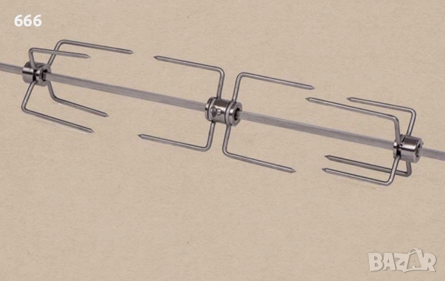 Аксесоар за ротисерия The Spit on Fire, снимка 2 - Други стоки за дома - 53582024