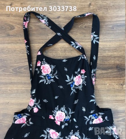 H&M Divided флорален летен къс гащеризон, снимка 4 - Гащеризони - 41570011