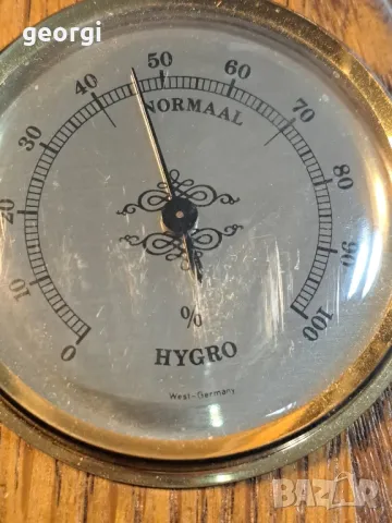 немска домашна метеорологична станция термометър барометър и влагомер     18/2, снимка 6 - Антикварни и старинни предмети - 49004894
