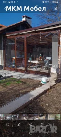 Ветроупорни завеси от прозрачен кристал Изработка и монтаж Гама от цветове , снимка 4 - Други - 50381079