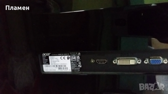 Монитор Acer R240HY, снимка 3 - Монитори - 51690368