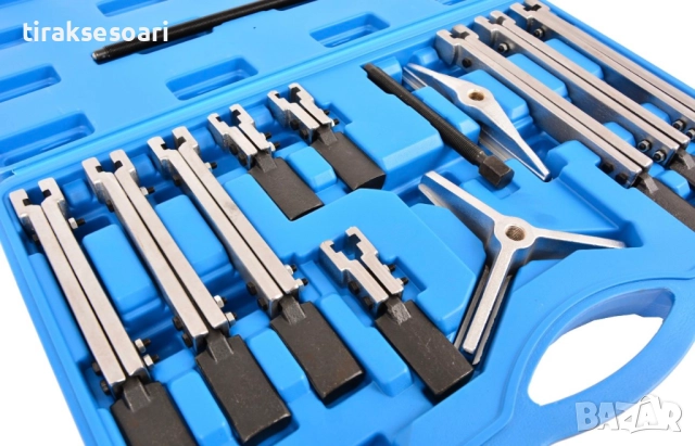 Комплект за избиване на лагери HAWEK HW-1131 – 13 части, професионален сепараторен комплект, снимка 3 - Други инструменти - 52459678