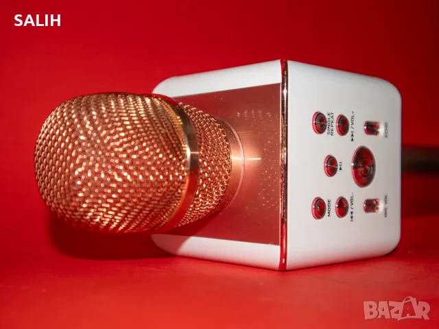 TOSING Безжичен Bluetooth Караоке Микрофон, Портативен с Вграден Високоговорител за Пеене, снимка 6 - Караоке - 55973509