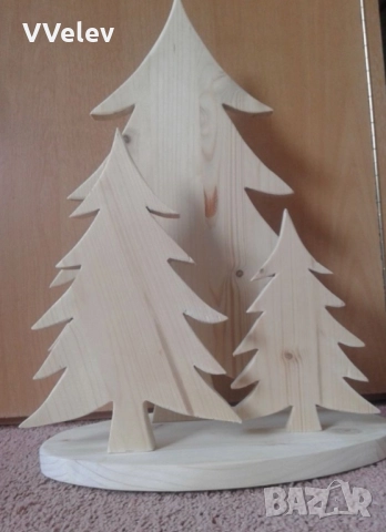 Коледни дървени декорации , снимка 8 - Декорация за дома - 52356142