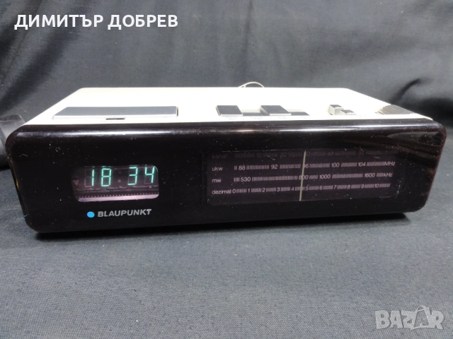 СТАР РЕТРО ТРАНЗИСТОР MW/FM РАДИО LED ЧАСОВНИК BLAUPUNKT MEGA CLOCK