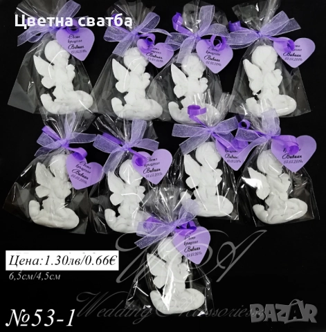 Подаръци за кръщене, подаръчета за кръщене, Ангелче, магнитчета, снимка 5 - Декорация - 25670601