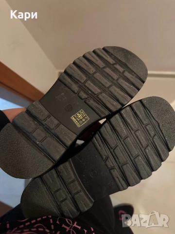 Дамски кожени ботуши тип чизми, снимка 8 - Дамски ботуши - 52559101