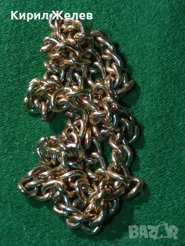 ПОЗЛАТЕН САТР ЛАНЕЦ КЛАСИЧЕСКА КРАСИВА ПЛЕТКА ВЕРИЖКА за ВРАТ 47389, снимка 9 - Колиета, медальони, синджири - 47316679