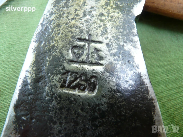  Стар немски топор - 574 , снимка 3 - Други ценни предмети - 50615203