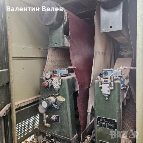 двувалов калибровачен шлайф на 1100мм.с пета-SCM, снимка 6 - Други машини и части - 51389311