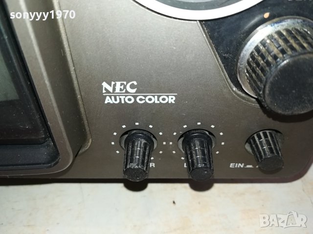 nec color tv-antique 2702241614, снимка 6 - Антикварни и старинни предмети - 44495922