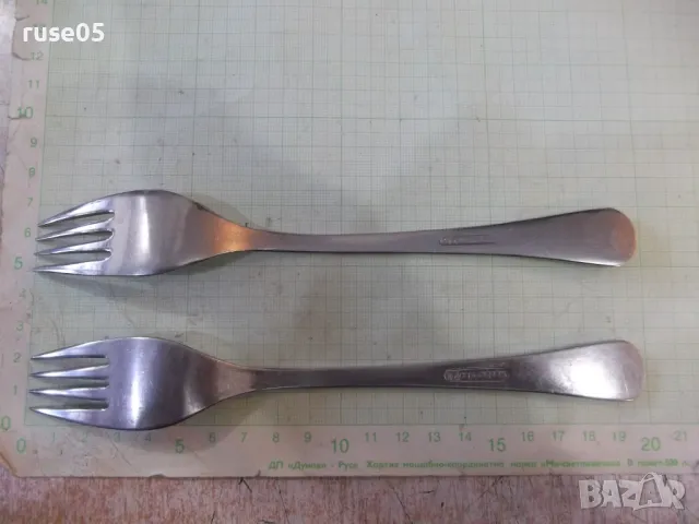 Лот от 2 бр. вилици "Перла" от завод "П.Денев-Габрово", снимка 4 - Прибори за хранене, готвене и сервиране - 48742682