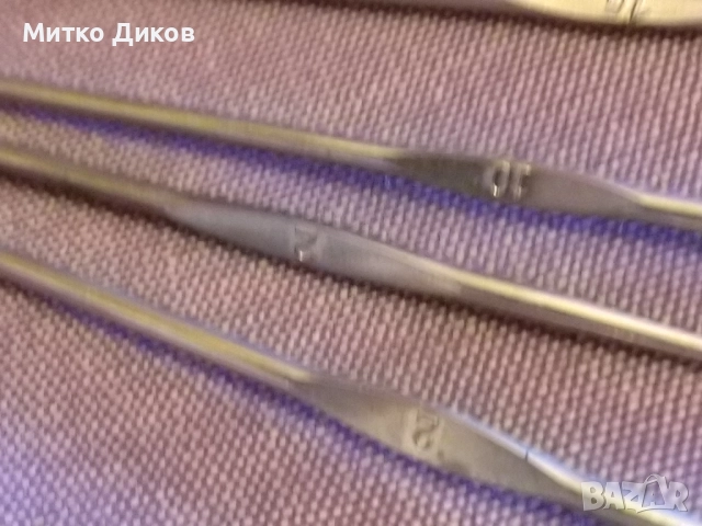 Игли за плетене на една кука маркови от 13 до 17 см, снимка 4 - Други стоки за дома - 52840219