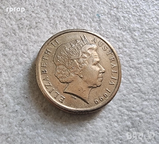Австралия . Два долара . Абориген . 1999 година., снимка 2 - Нумизматика и бонистика - 38339799