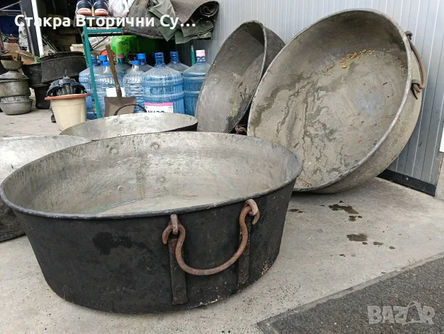 Стари медни съдове, снимка 7 - Антикварни и старинни предмети - 56205925