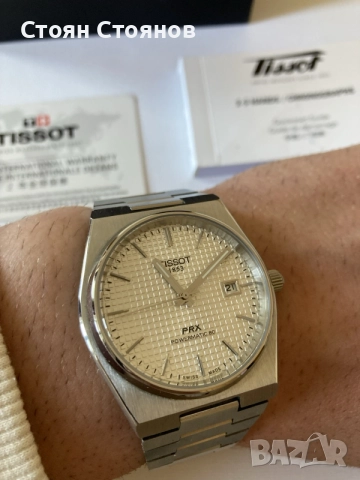 Tissot Prx Powermatic 80 White Dial , снимка 9 - Мъжки - 56325159