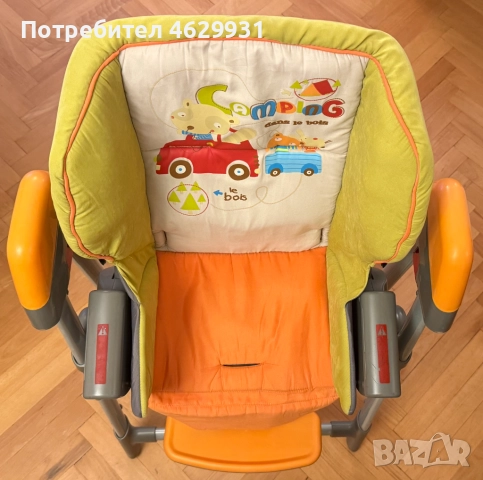 Детско повдигащо се столче за хранене, 55см..83см. 6-стъп. Височина, Наклон - 3 стъпки. Мн. Запазено, снимка 15 - Столчета за хранене - 52172566