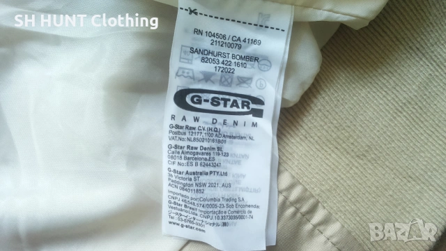 G-STAR SANDHURST BOMBER Jacket Размер M мъжко яке 6-68, снимка 16 - Якета - 53139473