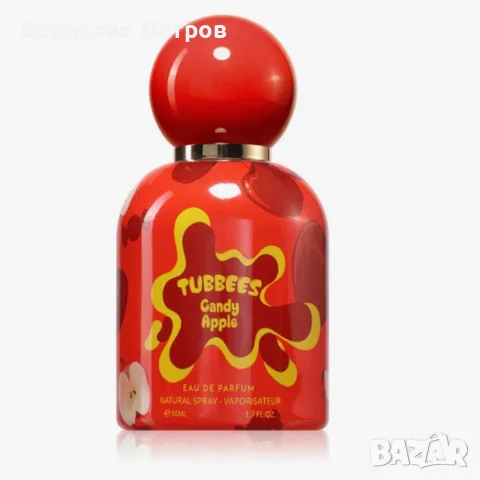Детски парфюм Tubbees Candy Apple – Плодов гурме аромат със захарен памук, ябълка и ванилия - 50мл, снимка 6 - Други - 55973448
