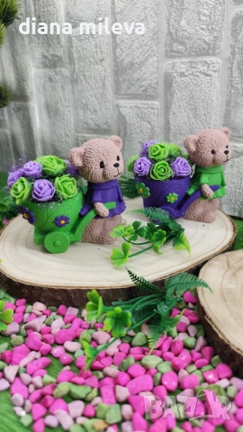 Сладки малки мечета в лилаво и зелено!!, снимка 13 - Декорация за дома - 52082800