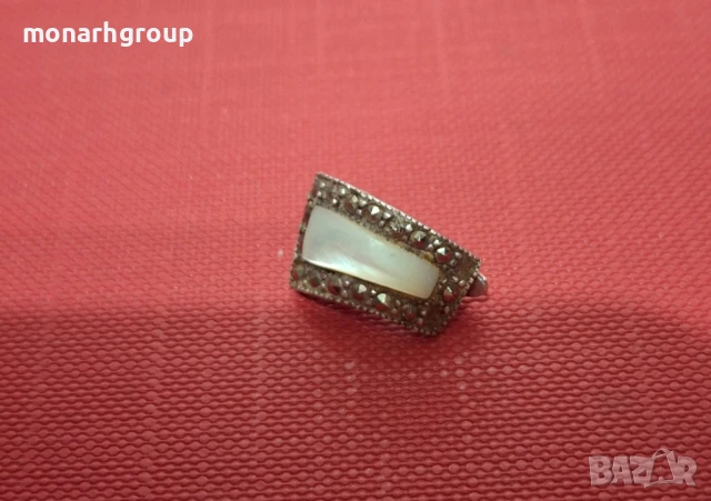 Сребърна обеца ( липсва част от закопчалката), снимка 5 - Колиета, медальони, синджири - 51043820