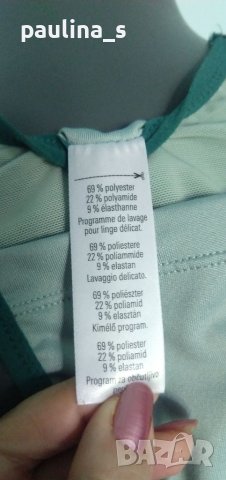 Два броя / Фитнес топ(сутиен), зелен "Crane" и Черен / голям размер , снимка 8 - Спортни екипи - 40994785