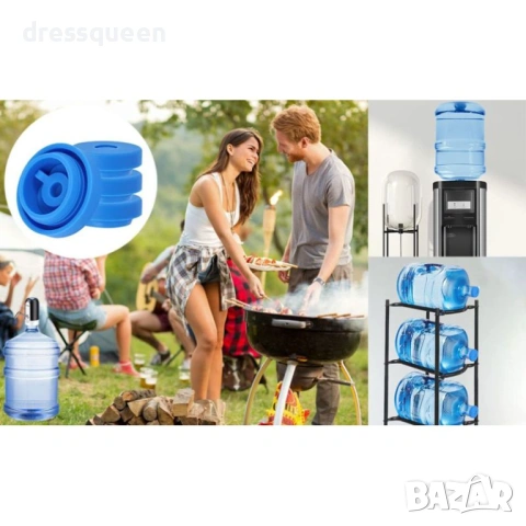 4686 Силиконова капачка за галони – 100% уплътнение без протичане при обръщане, снимка 2 - Други стоки за дома - 53824554