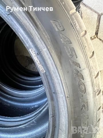 4бр летни гуми 245-40-19, снимка 5 - Гуми и джанти - 52047120