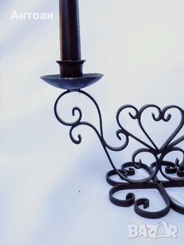 Метален свещник, снимка 4 - Други - 50557139