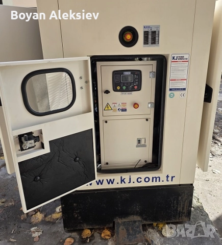 Дизелов трифазен генератор, стационарен, 75kVA,  с компютърно управление, на 62 работни часа, снимка 11 - Генератори - 52584993