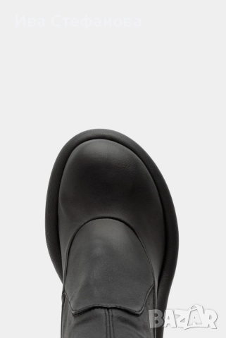 Разкошни Vic Matie нови дълги черни чизми ботуши до каляното кожени кожа 100 % оригинални маркови , снимка 4 - Дамски ботуши - 48933413