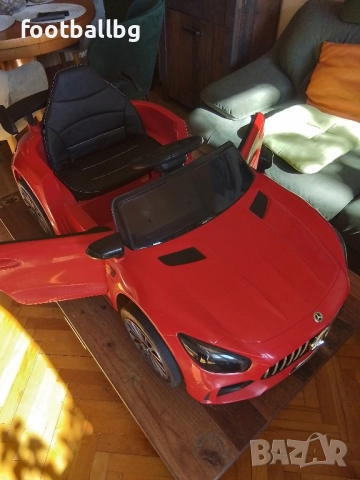 Акумулаторна кола MERCEDES с меки гуми, снимка 12 - Детски велосипеди, триколки и коли - 52415539