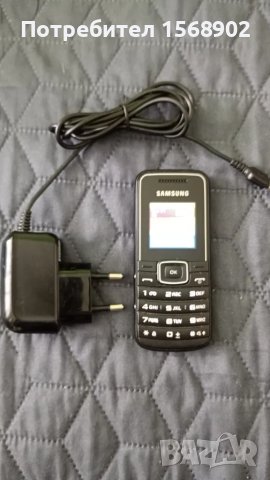 Samsung GT-E1050 БГ меню, батерия и зарядно 