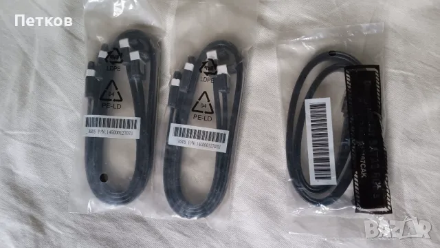 SATA III кабел за данни 0.5 метра, Serial ATA rev.3.0, снимка 2 - Кабели и адаптери - 42571177