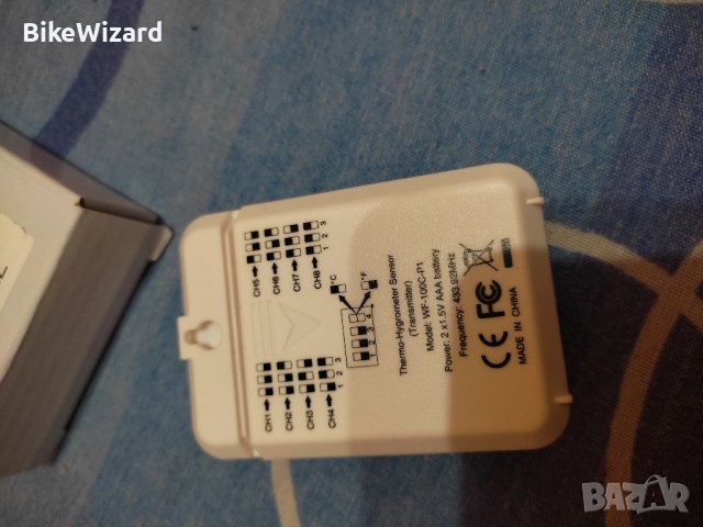 Безжичен вътрешен външен сензор Raddy R2 за WF-100C НОВ, снимка 4 - Друга електроника - 44358966