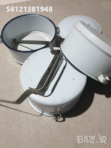 Ретро канчета за храна троен контейнер, снимка 8 - Кутии за храна - 53696607