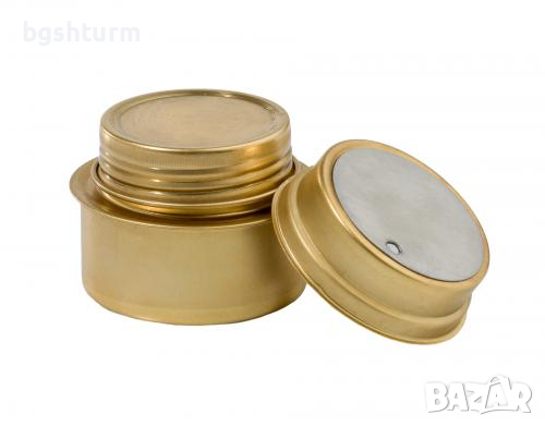 Туристически спиртник, месингов корпус