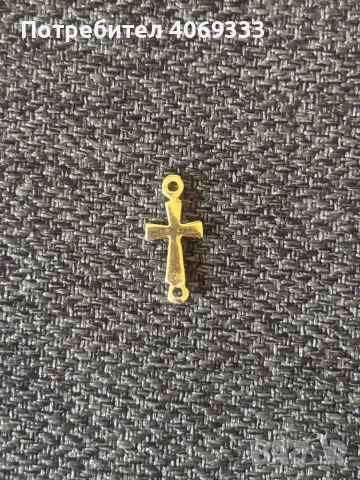 Златно кръстче 0.45гр 14к , снимка 2 - Колиета, медальони, синджири - 50833191