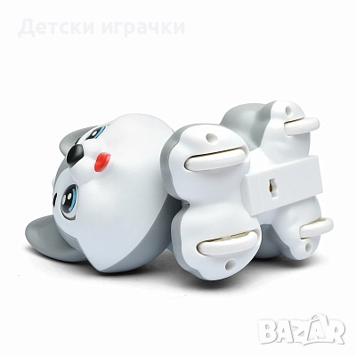 Играчка куче Хъски Husky Puppy със звук за бебе и малко дете, снимка 5 - Други - 52667719