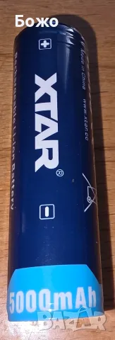 Нова презареждаема Йонно-Литиева Батерия Xtar 21700 5000 mAh, снимка 3 - Батерии, зарядни - 56131381