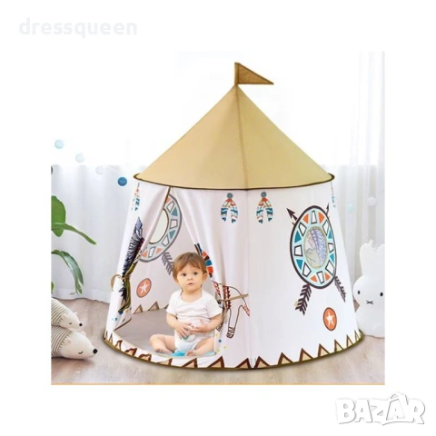 4754 Сгъваема текстилна палатка Типи за безкрайни детски игри, снимка 7 - Други - 53811108