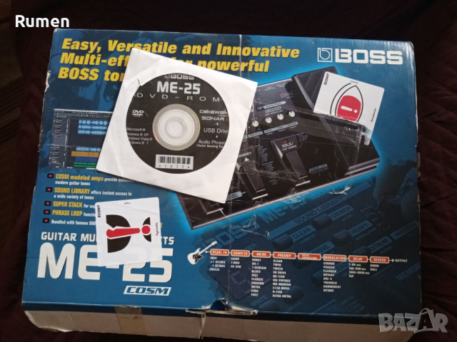 Процесор за китара / Boss ME-25 / Guitar Processor, снимка 3 - Китари - 44741716