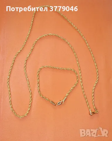 Комплект колие и гривна , снимка 2 - Бижутерийни комплекти - 50336617