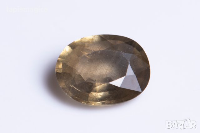 Жълт сапфир 1.73ct нетретиран овална шлифовка