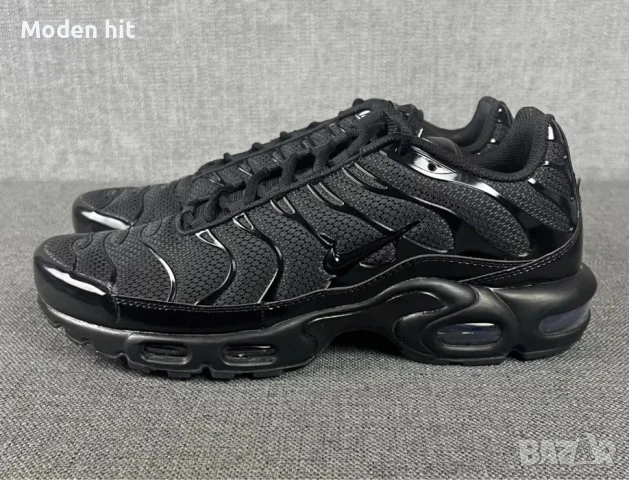 Nike Air Max Plus Tn Triple Black унисекс маратонки висок клас реплика, снимка 2 - Маратонки - 50721600