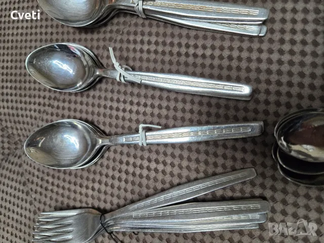 Прибори за хранене, вилици, лъжици и ножове , снимка 12 - Прибори за хранене, готвене и сервиране - 48535525