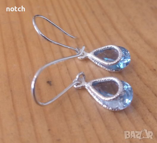 Сребърни обеци, снимка 3 - Обеци - 39921097
