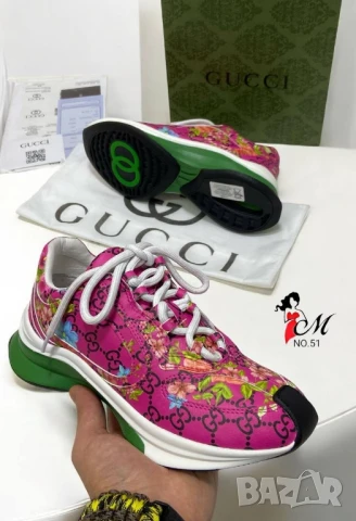 дамски маратонки от естествена кожа gucci , снимка 7 - Маратонки - 50745370